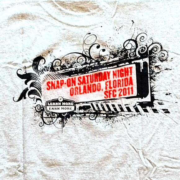 SNAP-ON 2011 ORLANDO Conference T-Shirt ~ ORCA WHALE ~ Gildan ~ 2XL ~ NEW W/Tags - Picture 4 of 11